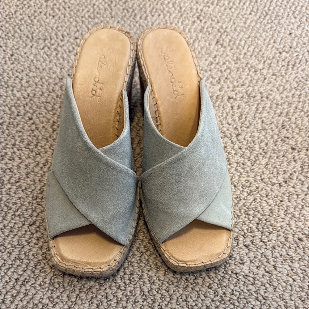 Splendid Women's Blue Espadrille Sandals size 7.5